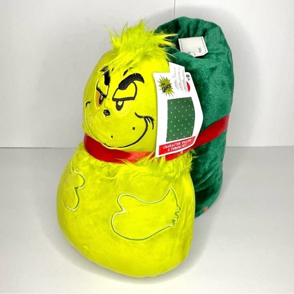 The Grinch Pillow & Throw blanket - Picture 4 of 5